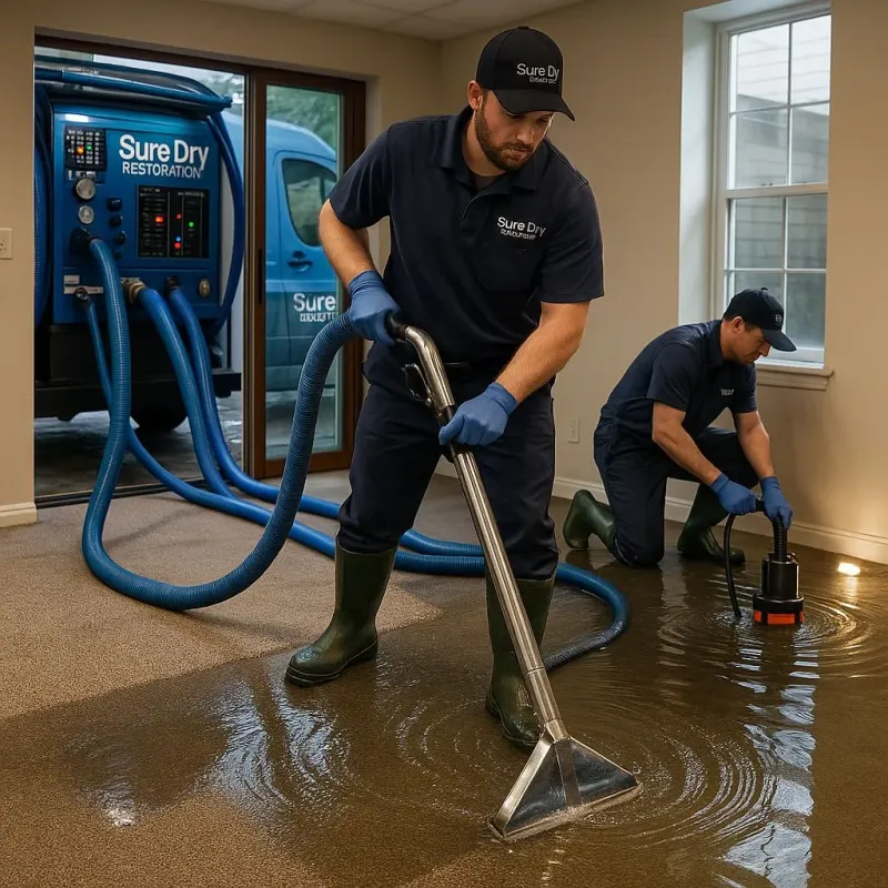 Water Extraction and Removal process in East Hills, NY
